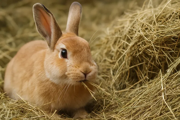 Het belang van hooi voor konijnen
